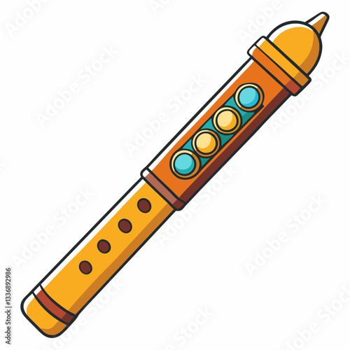 vector illustration of an electric guitar