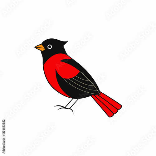 robin on a branch