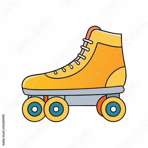 illustration of a pair of roller skates