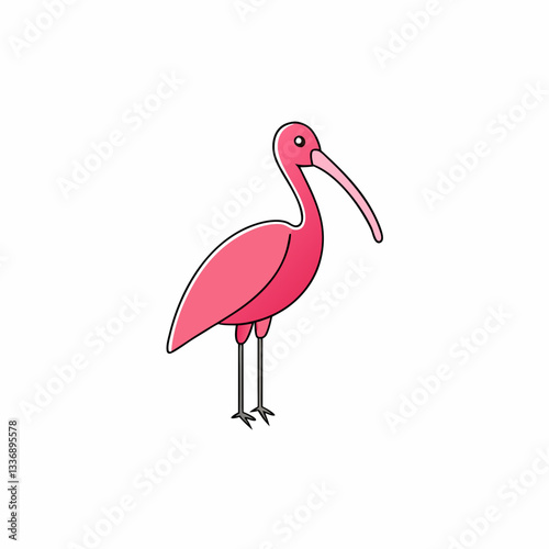 pink flamingo bird