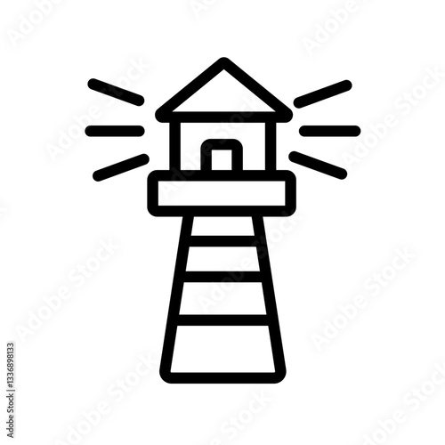 light house vector icon