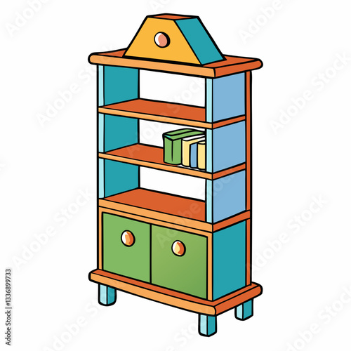 old wooden cabinet
