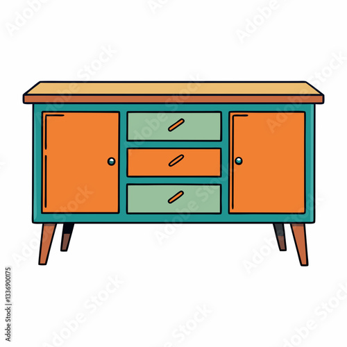 vector illustration of furniture
