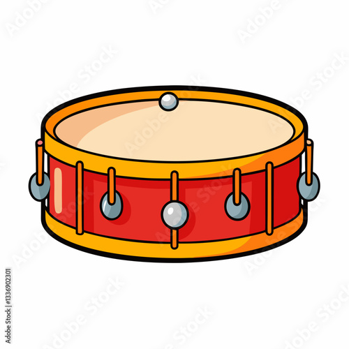 drum isolated on white