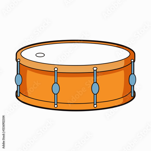 drum and drumsticks