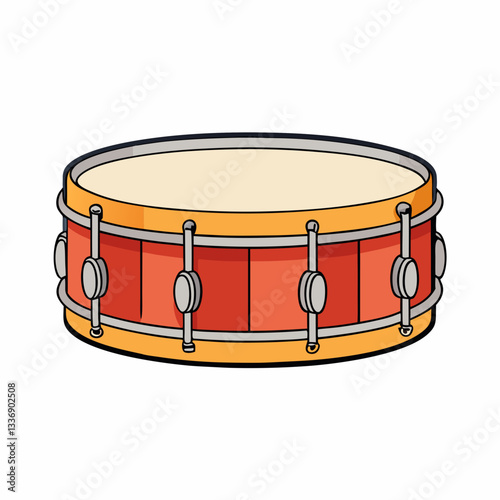 drum isolated on white