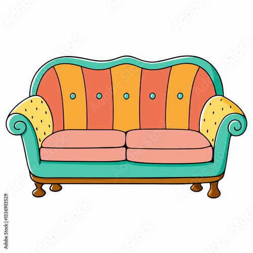 sofa and pillows
