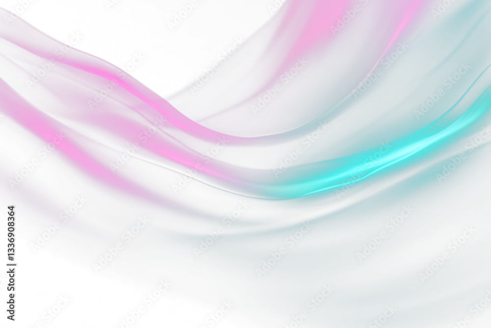 Abstract vibrant pink teal wave flow. Abstract vibrant pink teal wave flow.