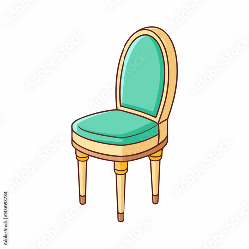 two wooden chairs