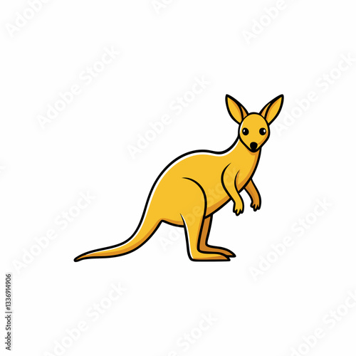 kangaroo with baby