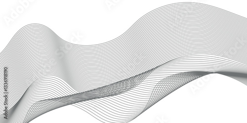 abstract geometric white and grey blend line art can be used background, wall cloth.wallpaper.