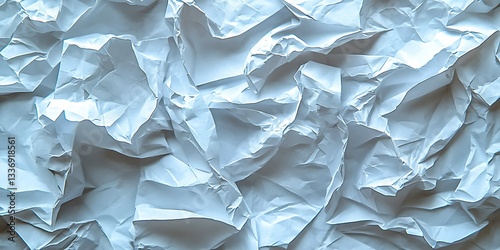 Obraz na płótnie Crumpled paper texture background (6) w salonie