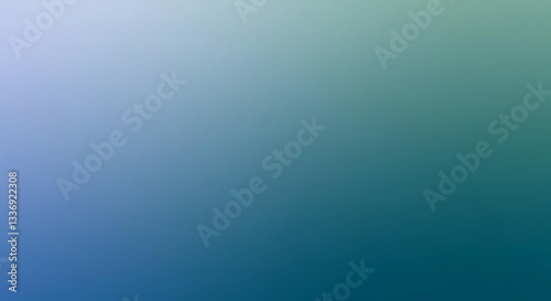 Abstract Teal and Blue Gradient Background Smooth Color Transition Soft Hues Digital Art