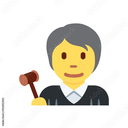 Judge Holding Gavel
