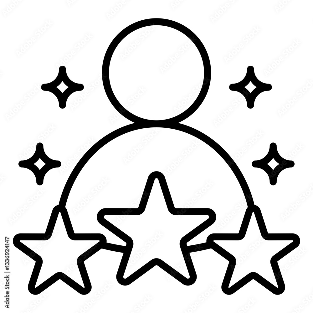 Excellence Outline Icon Excellence Outline Icon
