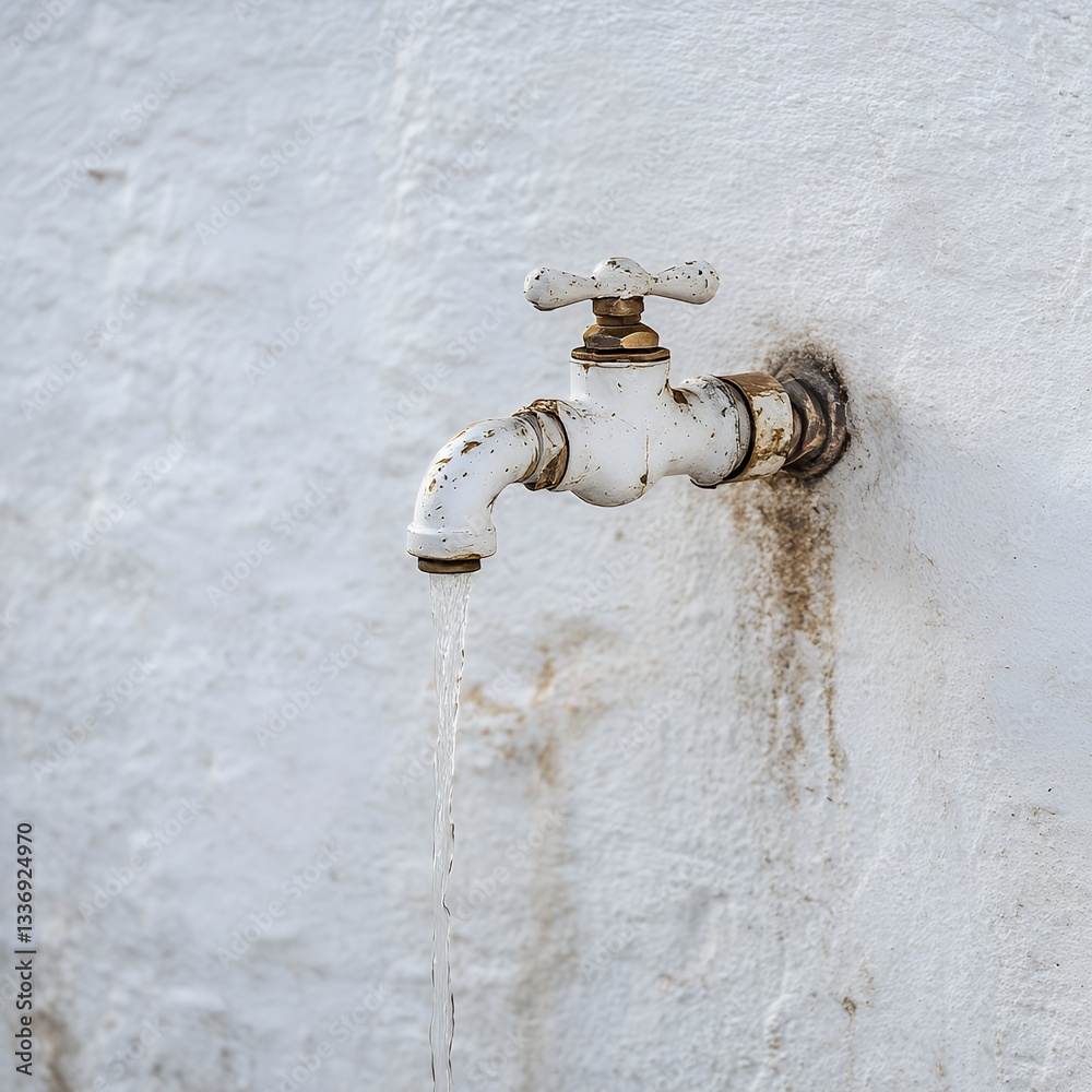 old water tap in the garden old water tap in the garden