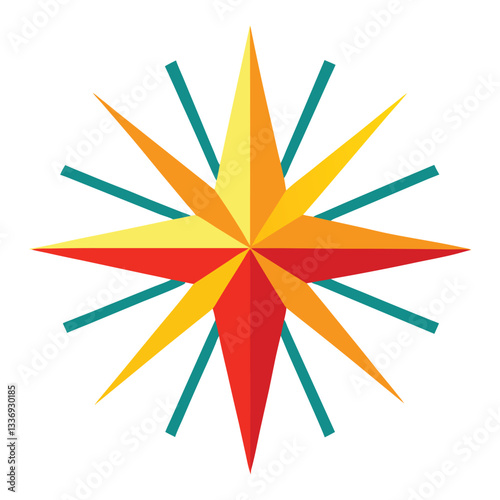 colored pencils isolated on white background