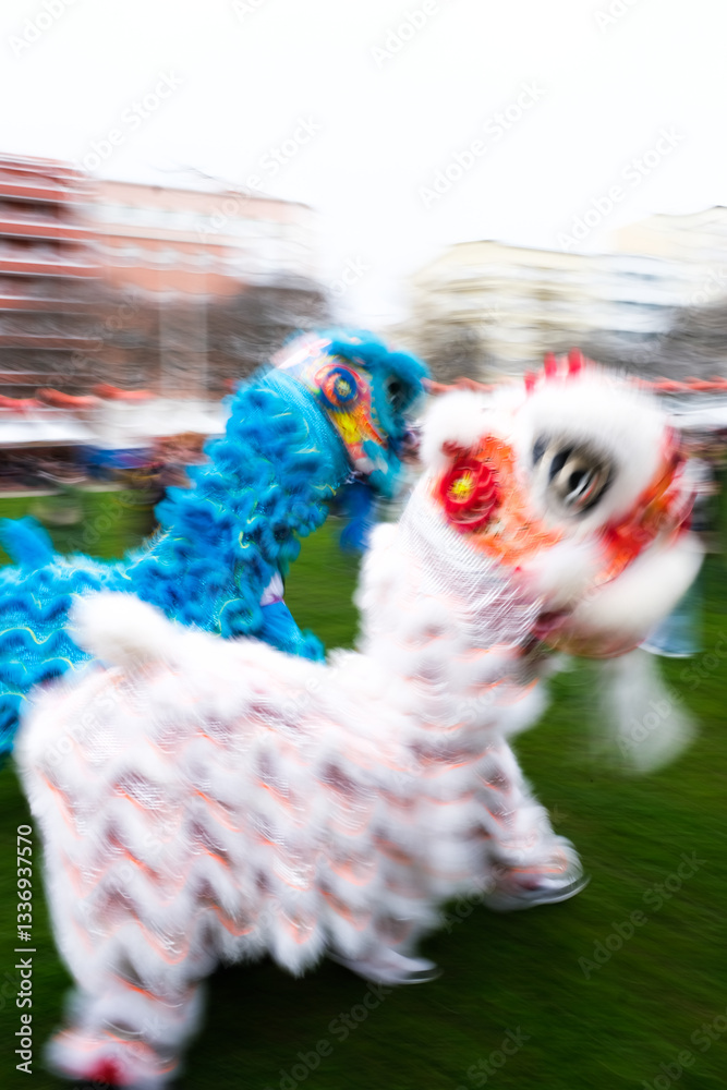 dragão china ano novo chinês festejo popular