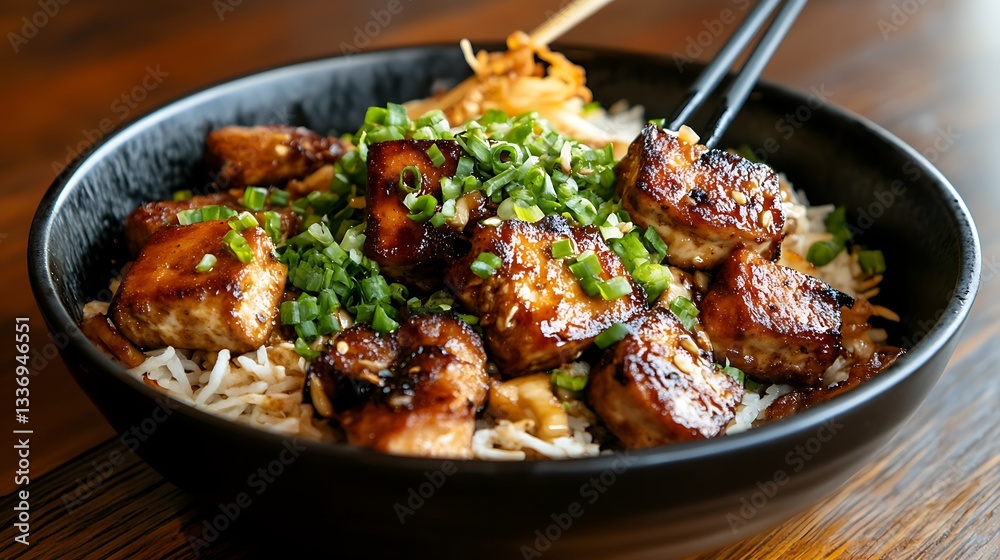 Vegetarian version with tofu or mushrooms Vegetarian version with tofu or mushrooms
