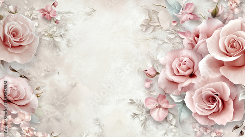 Celebrating Nature's Beauty A Festive Display of Delicate Blossoming Pink Garden Floral Art Serene Atmosphere Close-Up Aesthetic Appeal