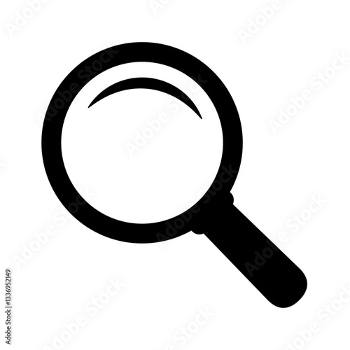 Loupe icon. Search icon. Magnifying glass icon.