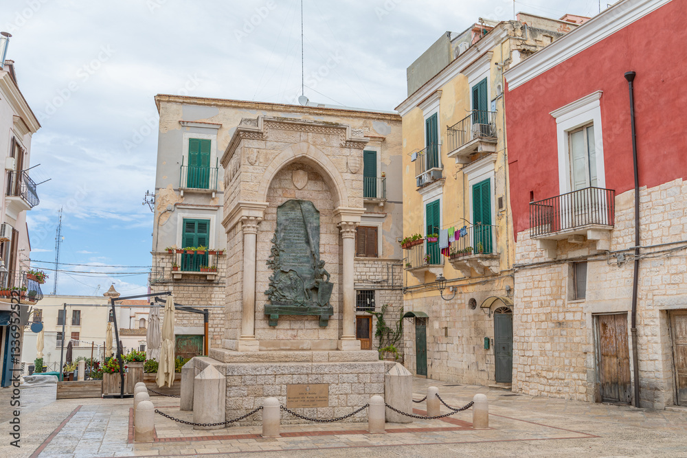 Disfida di Barletta, sur la Via Cialdini, à Barletta, dans les Pouilles, Italie