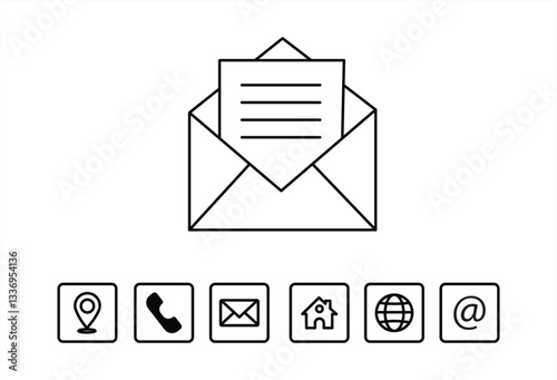 business icons collection for corporate connections arranged in different styles. Name, phone, mobile, place, location, mail, website and message card signs. vector illustration
