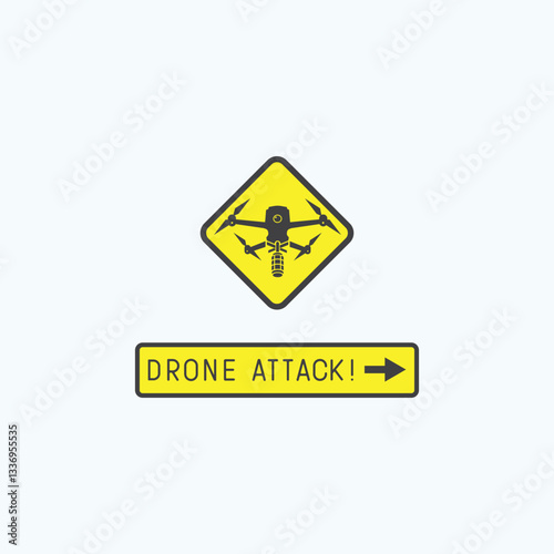 
  Flying camera, transportation gadget, robot dron Isolated vector icon. Flat illustration
