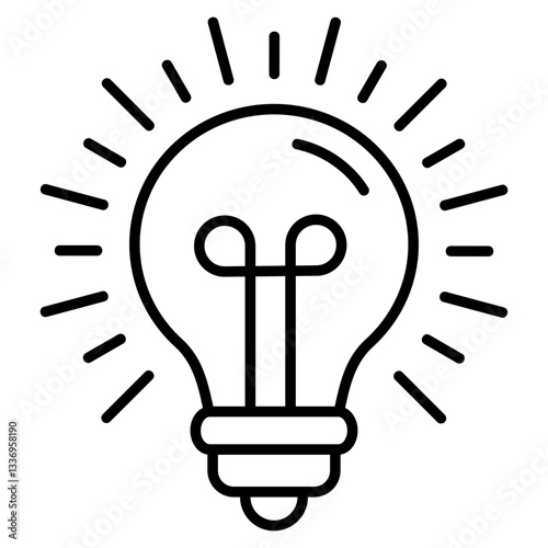 Bulb Outline Icon