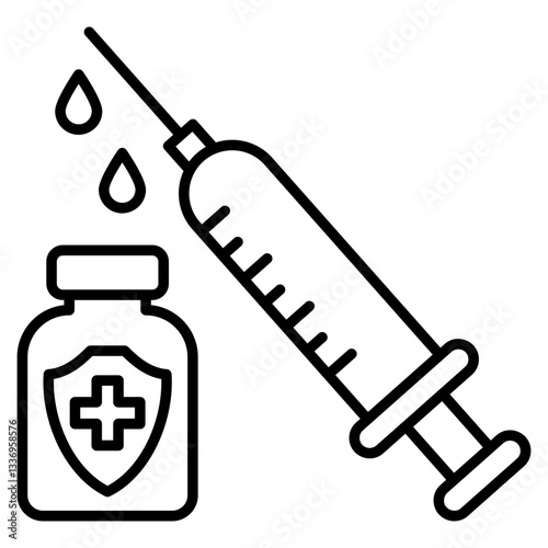 Vaccine Outline Icon