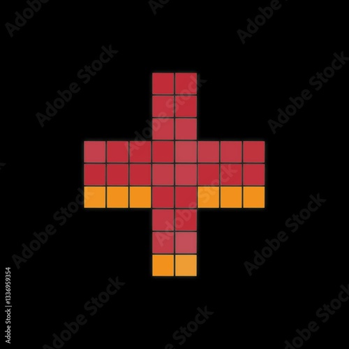 Plus 8 Bit Pixel