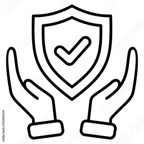 Protection Outline Icon