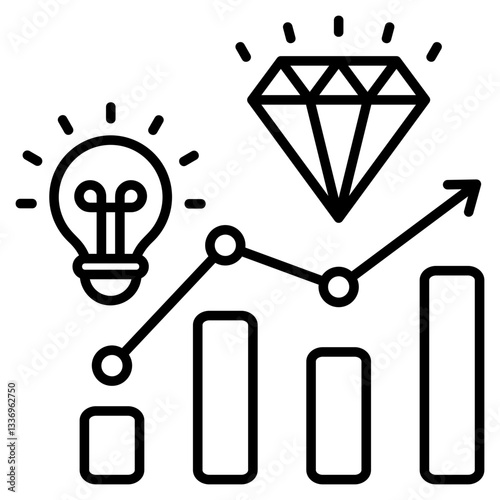 Business Value Outline Icon