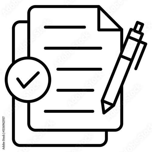 Summary Outline Icon