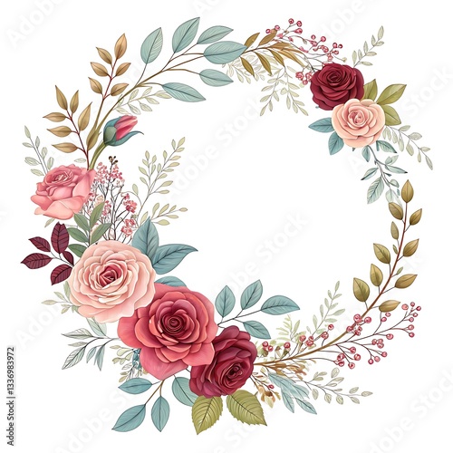 Froral Frame Background