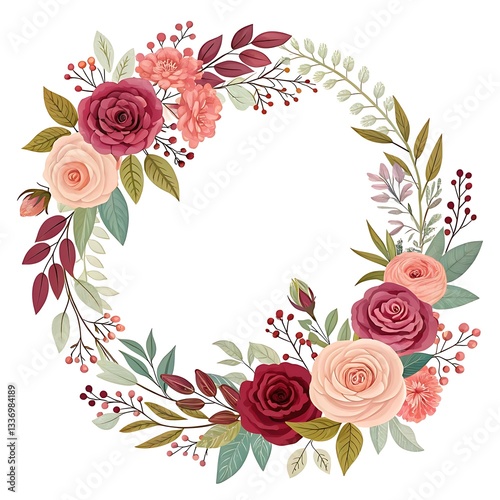 Froral Frame Background