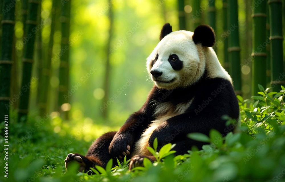 Obraz premium giant panda bear