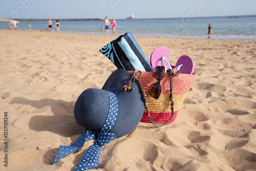 Summer beach background
