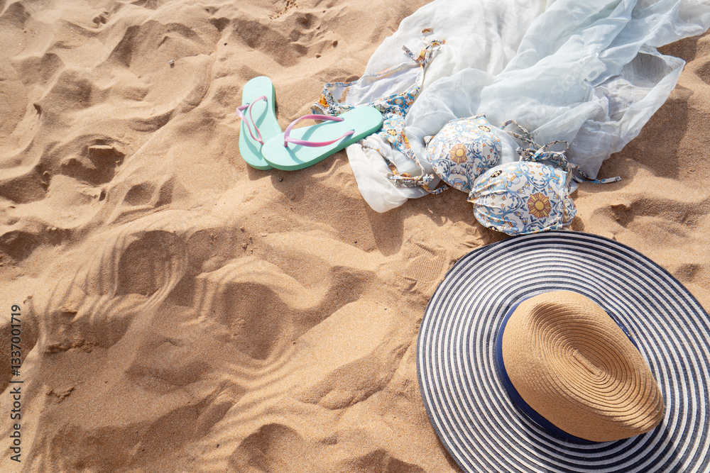 Summer beach background