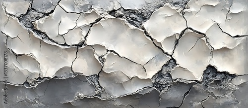 Cracked earth texture, abstract art
