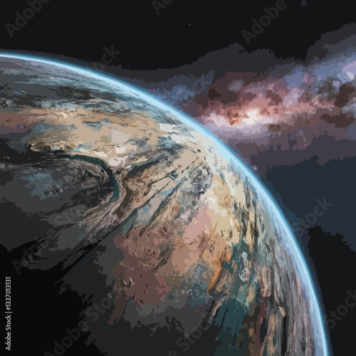Planet illustration