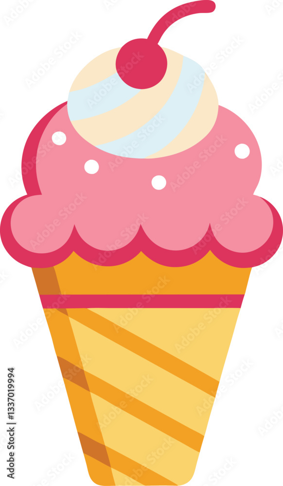 ice cream vector, vector and illustration, vector style ice cream vector, vector and illustration, vector style