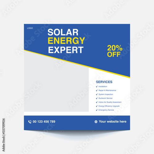 Promoting Social Post For Solar Energy Solutions for a Greener Future – Clean, Renewable Power for Homes and Businesses