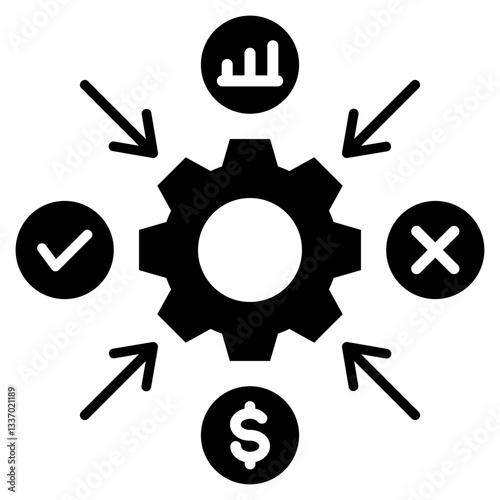 Impact Glyph Icon