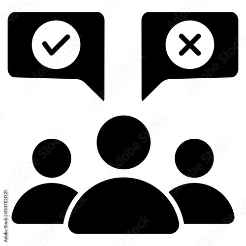 Decision Making Glyph Icon