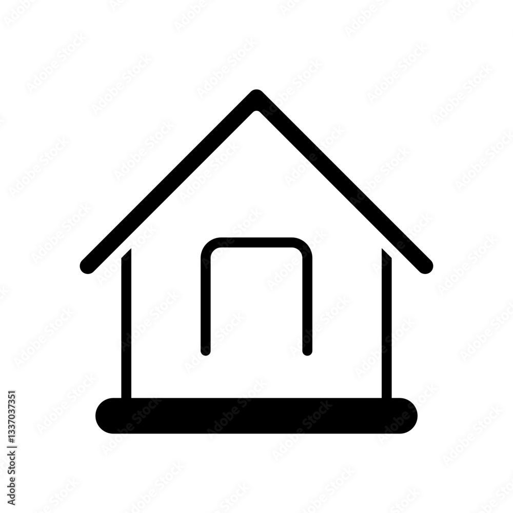 Simple house icon Simple house icon