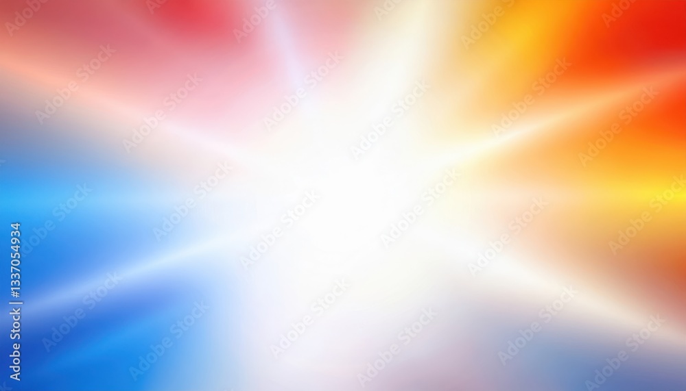 radiant explosion of colorful light rays with glowing center, abstract energy burst, spiritual illumination, cosmic aura
radiant explosion of colorful light rays with glowing center, abstract energy burst, spiritual illumination, cosmic aura