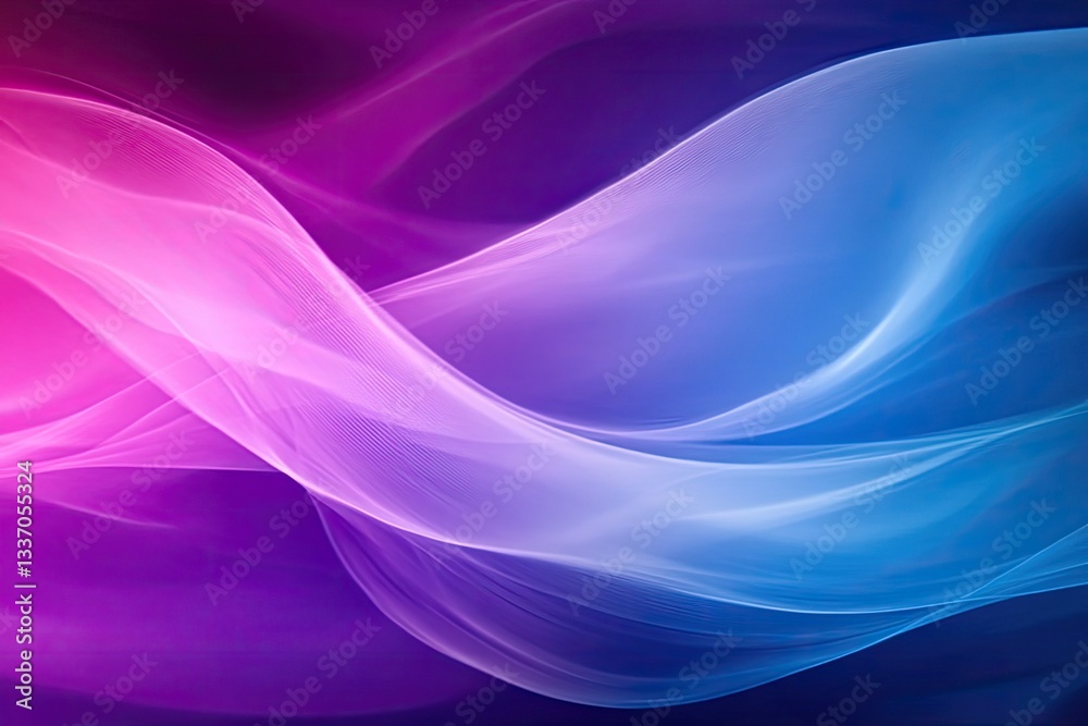 Abstract flowing curves of vibrant color Abstract flowing curves of vibrant color
