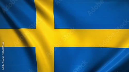 swedish flag for national Day or Independence Day of sweden