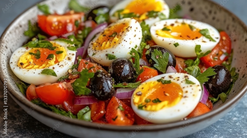 Fresh Egg Salad with Veggies Fresh Egg Salad with Veggies